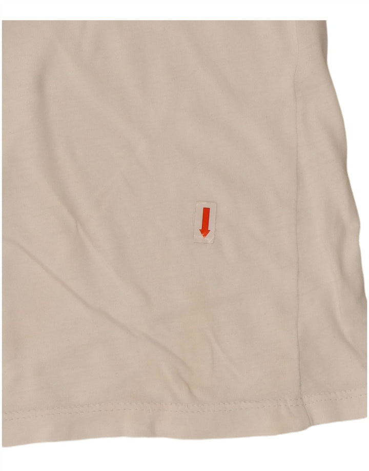 LEVI'S Womens Graphic T-Shirt Top UK 16 Large White