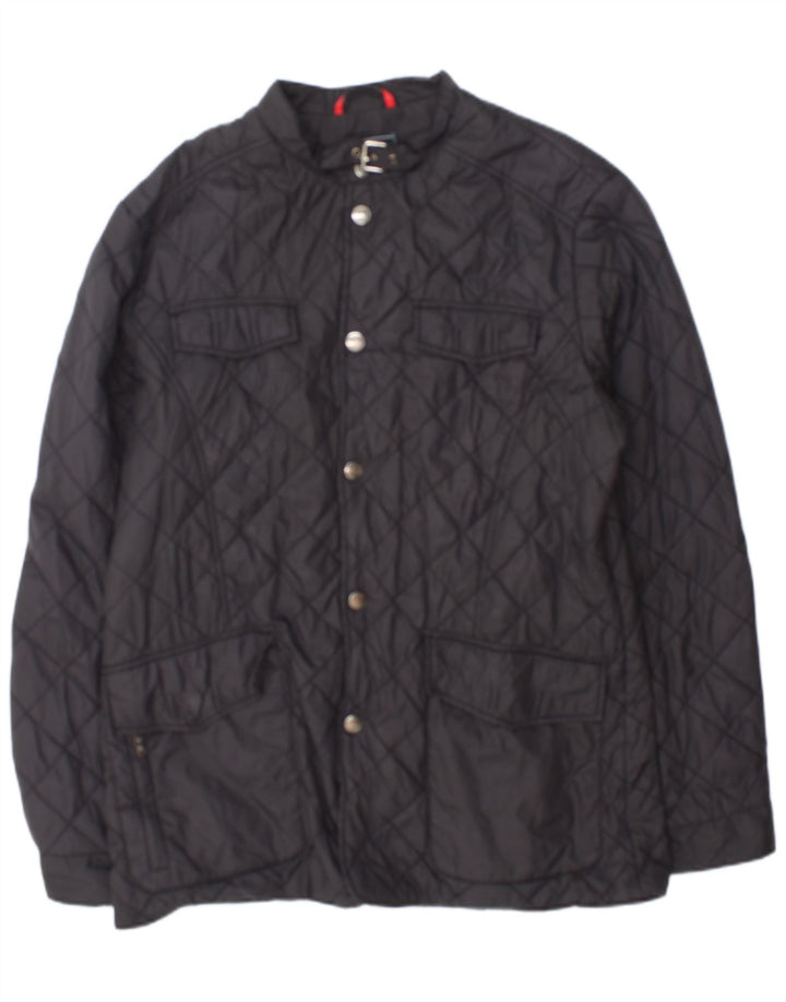Conte of Florence Mens Quilted Jacket UK 42 XL Grey