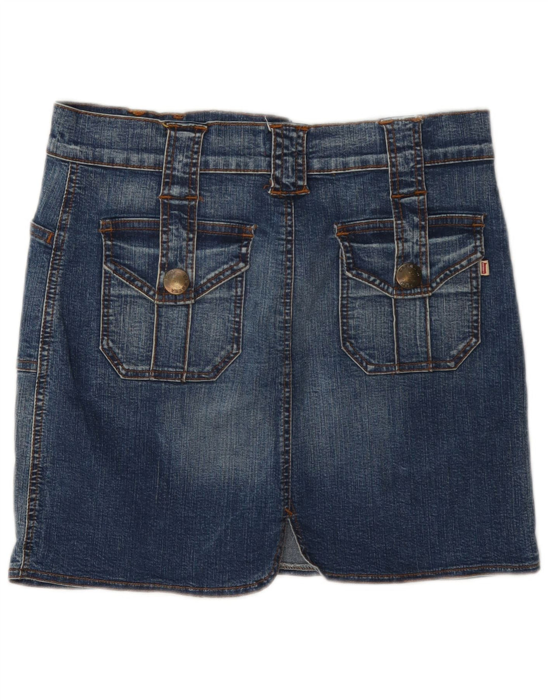 Carrera Womens Mini Denim Skirt W30 Medium Blue