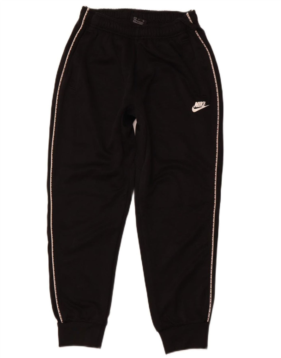 NIKE Womens Tracksuit Trousers Joggers UK 8 Small Black Polyester