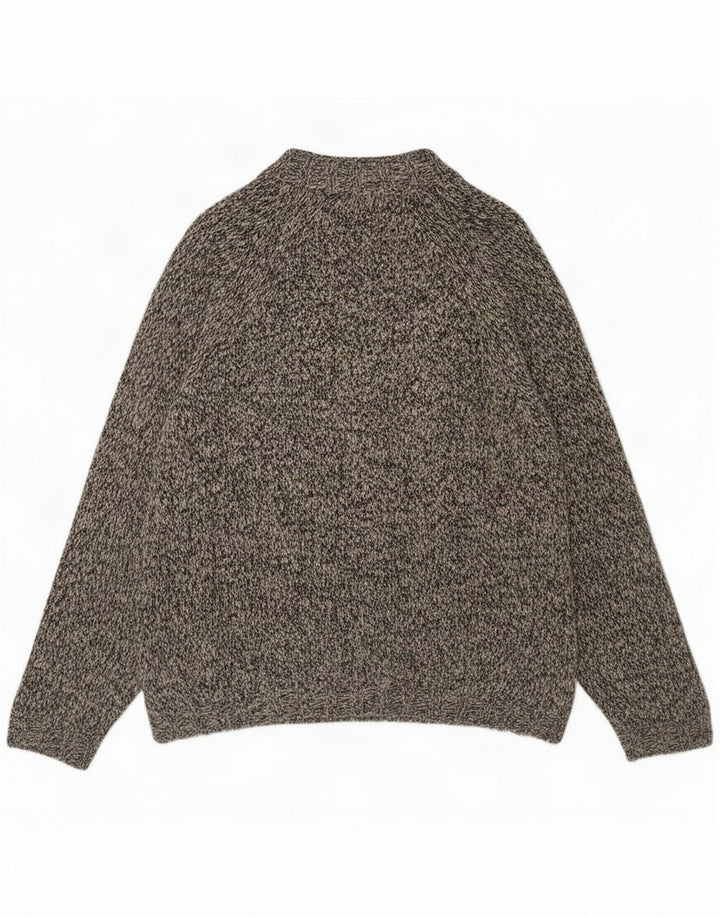 Marks & Spencer Womens Turtle Neck Jumper Sweater UK 16 Large Grey