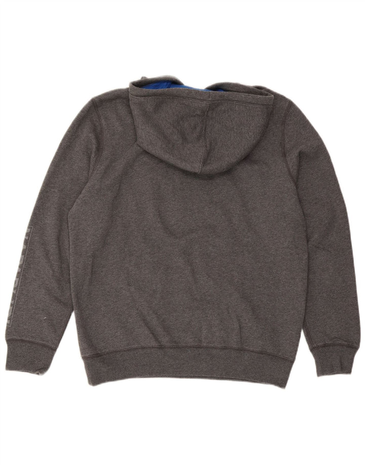 Napapijri Mens Graphic Hoodie Jumper Medium Grey