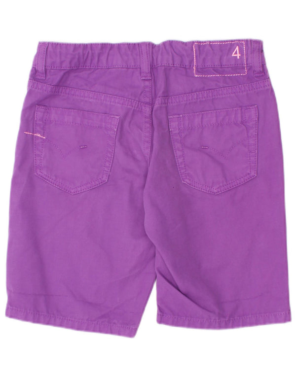 Sun68 Girls Casual Shorts 3-4 Years W22 Purple Cotton