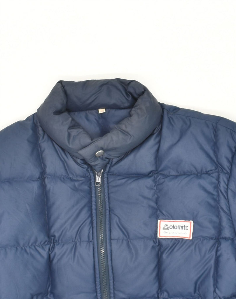 DOLOMITE Mens Padded Jacket UK 34 XS Blue Polyester | Vintage Dolomite | Thrift | Second-Hand Dolomite | Used Clothing | Messina Hembry 