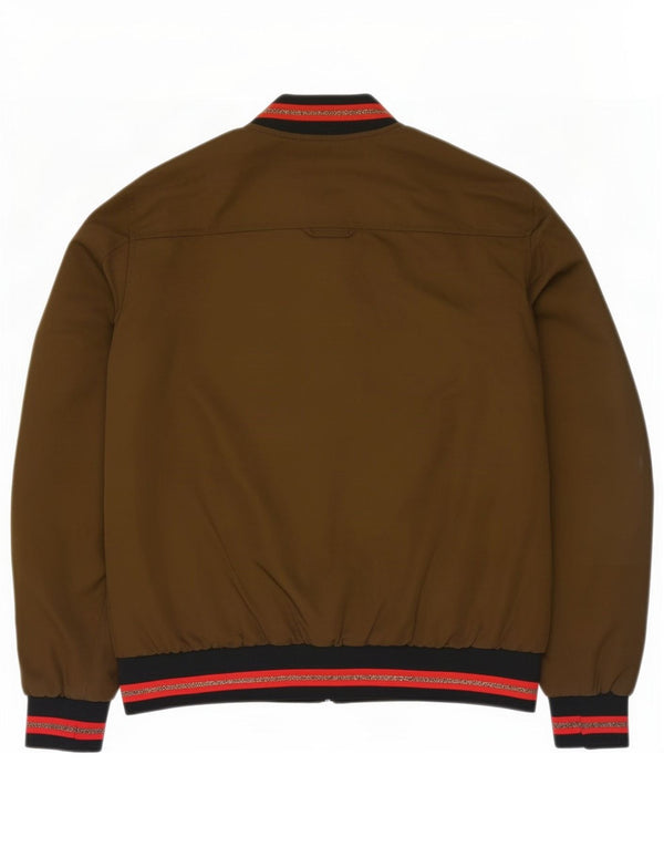 Zara Womens Bomber Jacket UK 40 Large Khaki Polyester