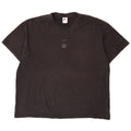 Nike Mens T-Shirt Top 2XL Black Cotton