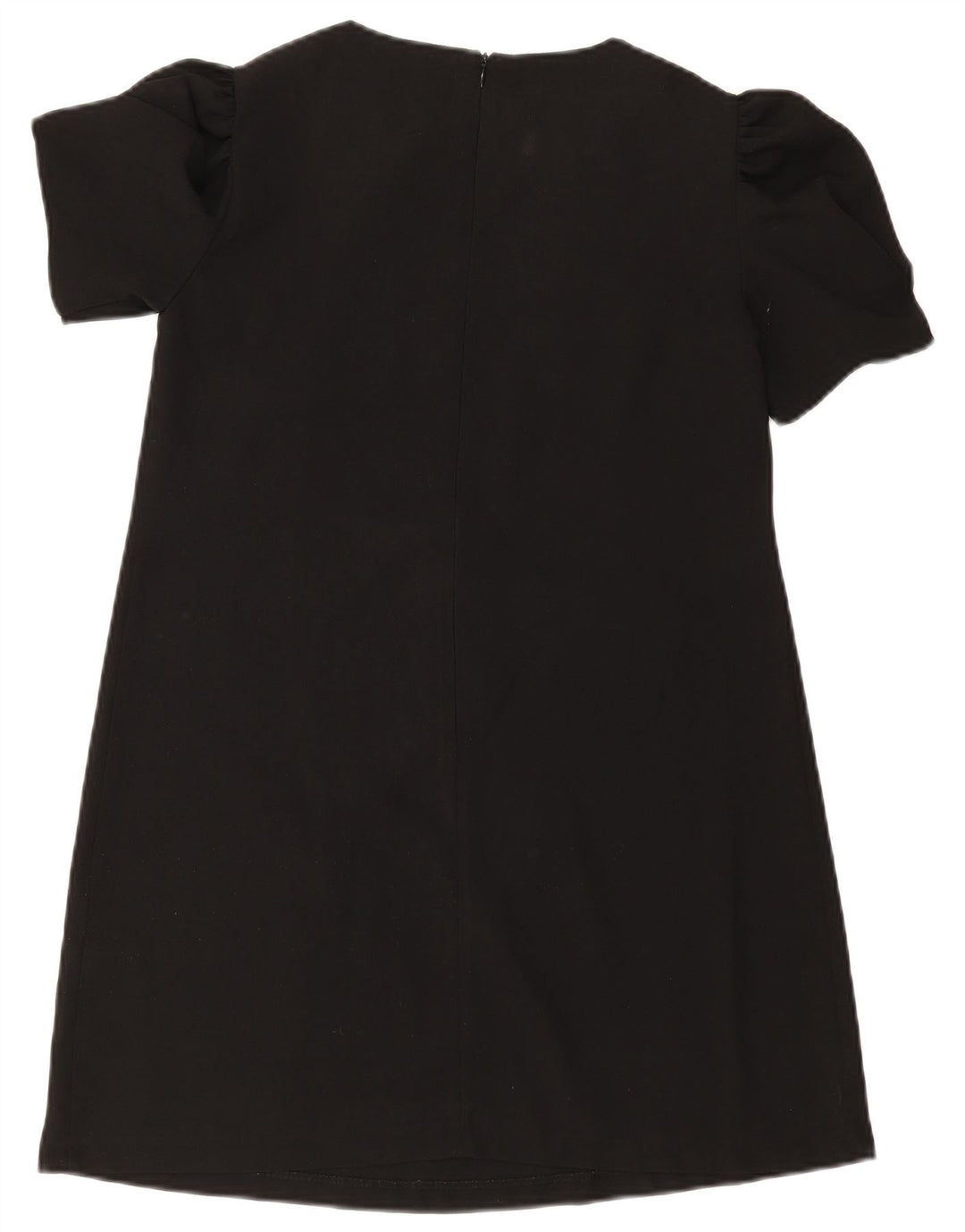 Zara Womens A-Line Dress UK 12 Medium Black Polyester