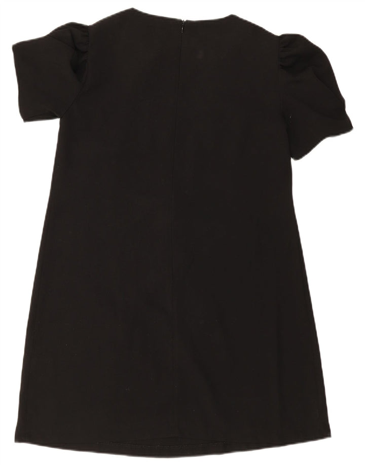 Zara Womens A-Line Dress UK 12 Medium Black Polyester