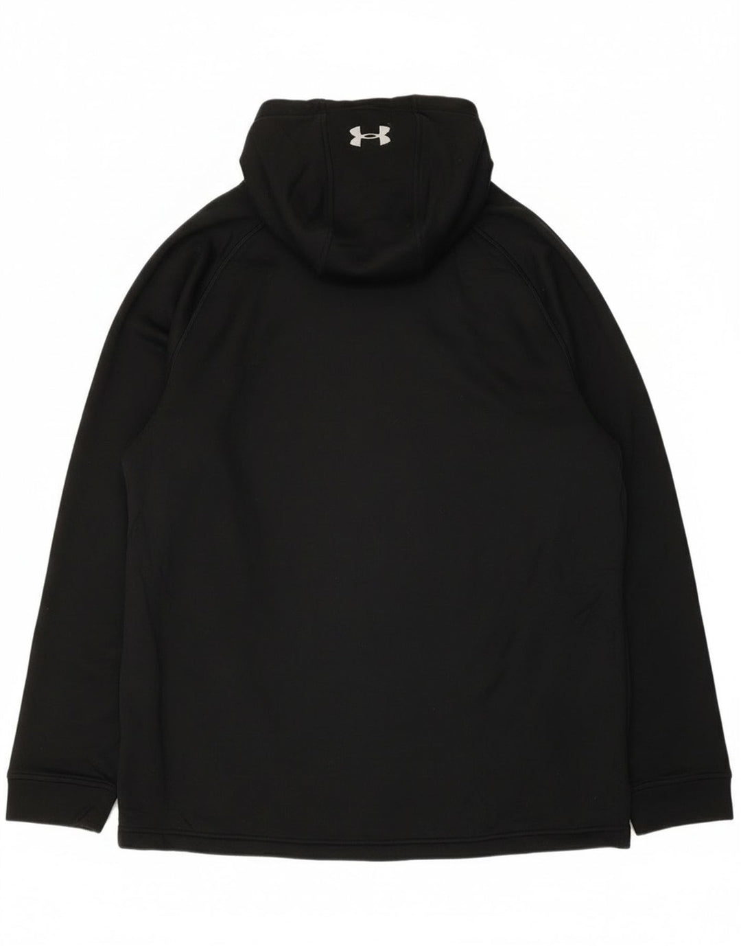 Under Armour Mens Zip Hoodie Sweater XL Black Polyester