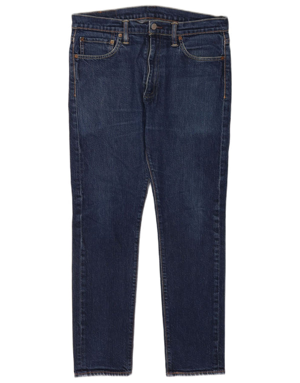 Levi's Mens 510 Skinny Jeans W33 L27 Navy Blue Cotton