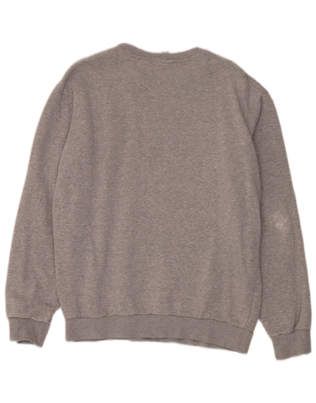 Reebok Mens Graphic Sweatshirt Jumper Medium Grey Cotton