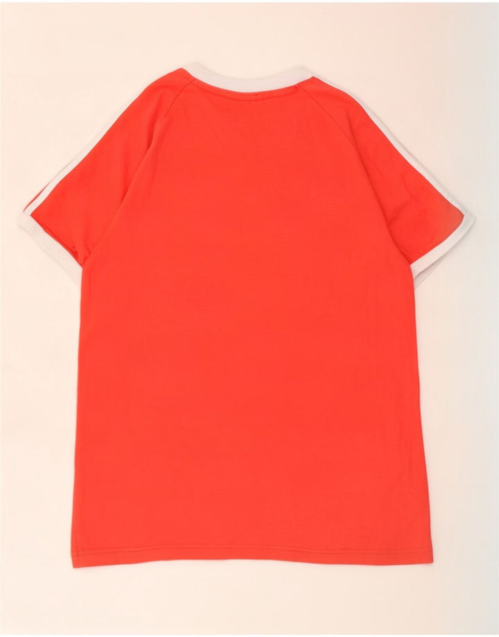 Adidas Mens T-Shirt Top Medium Red Cotton