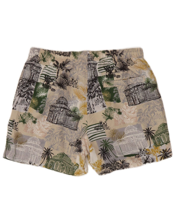 Reiss Mens Graphic Swimming Shorts Medium  Multicoloured Polyester