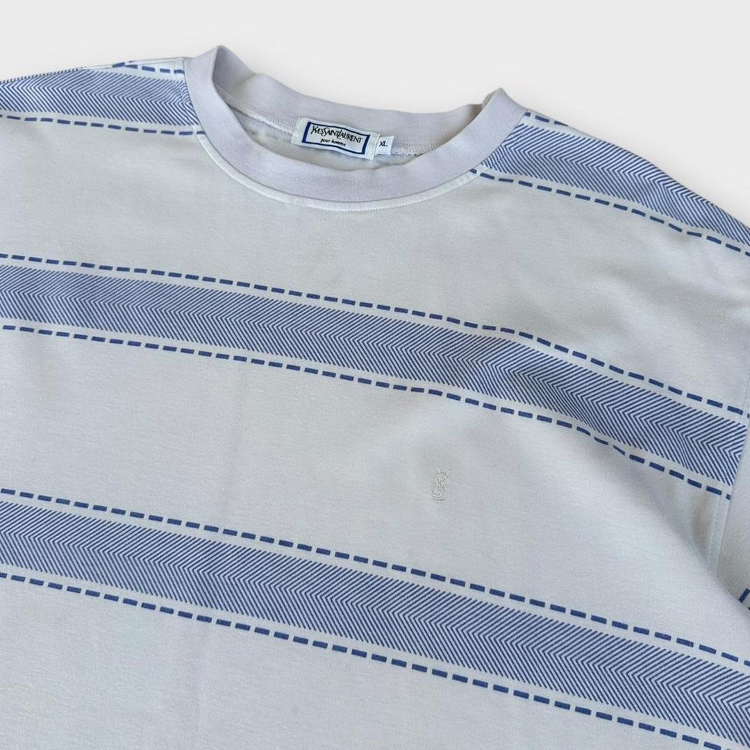 Vintage YSL patterned tee - XL