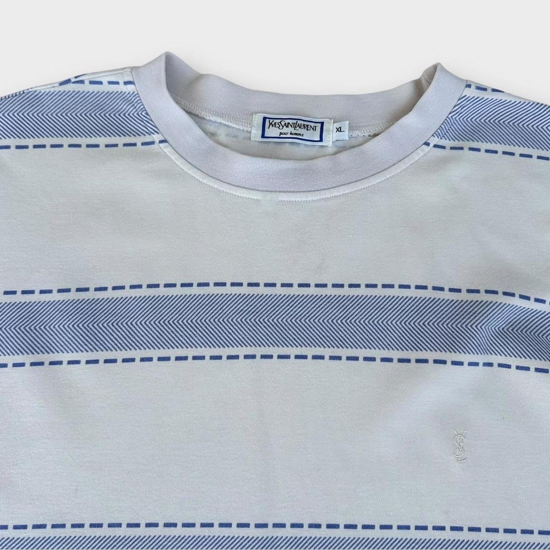 Vintage YSL patterned tee - XL