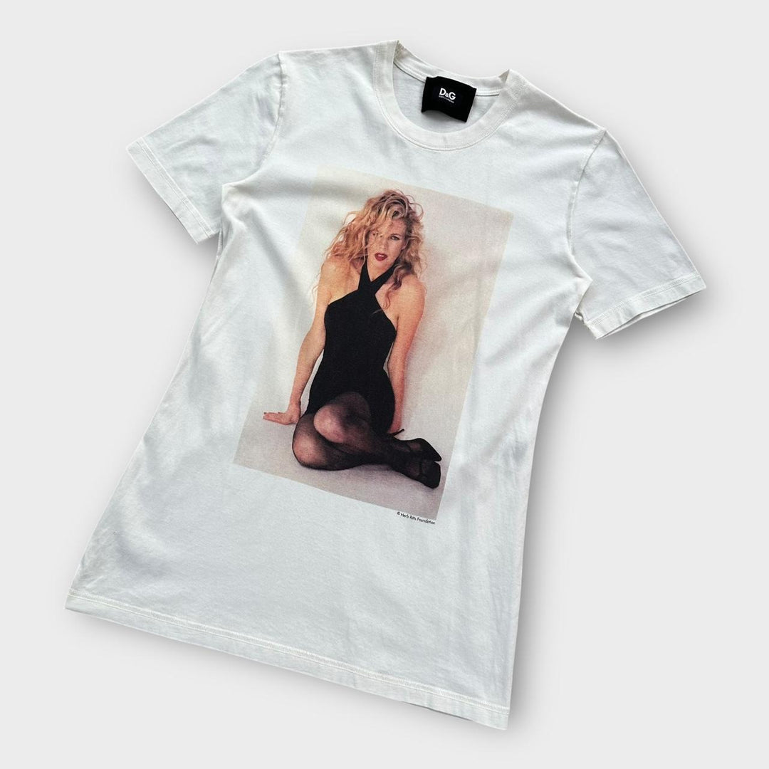 Vintage D&G Kim Basinger graphic tee - women’s large
