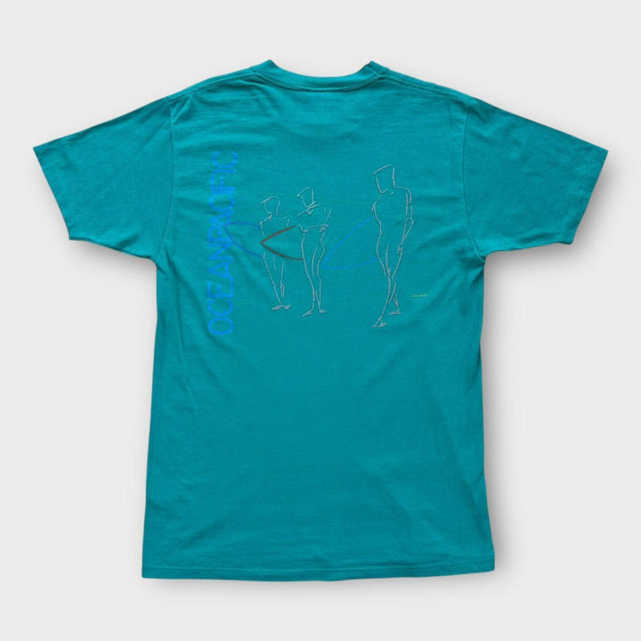Vintage ocean Pacific graphic tee - large