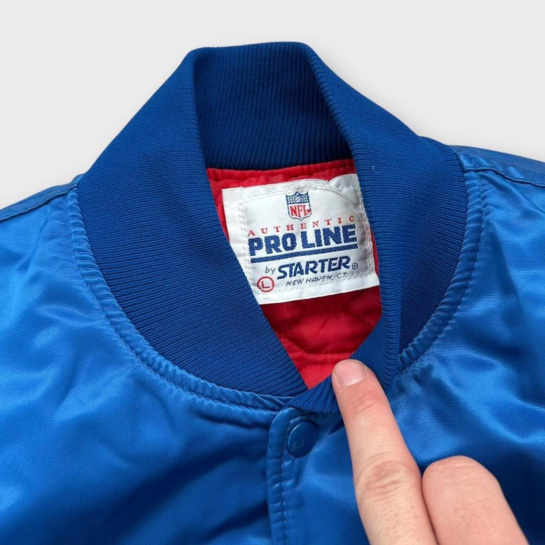 New York giants Starter bomber jacket - large