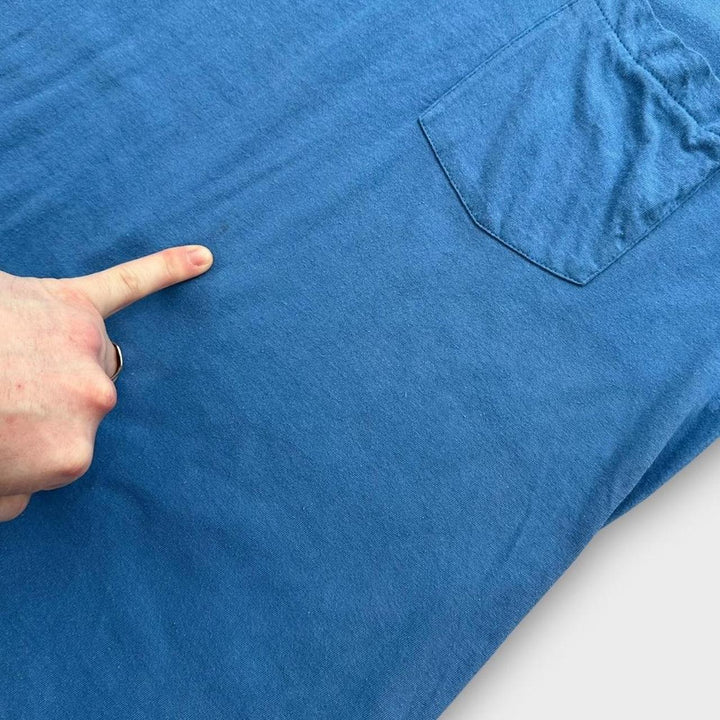 Single stitch blank pocket tee - XL (fits like a large)