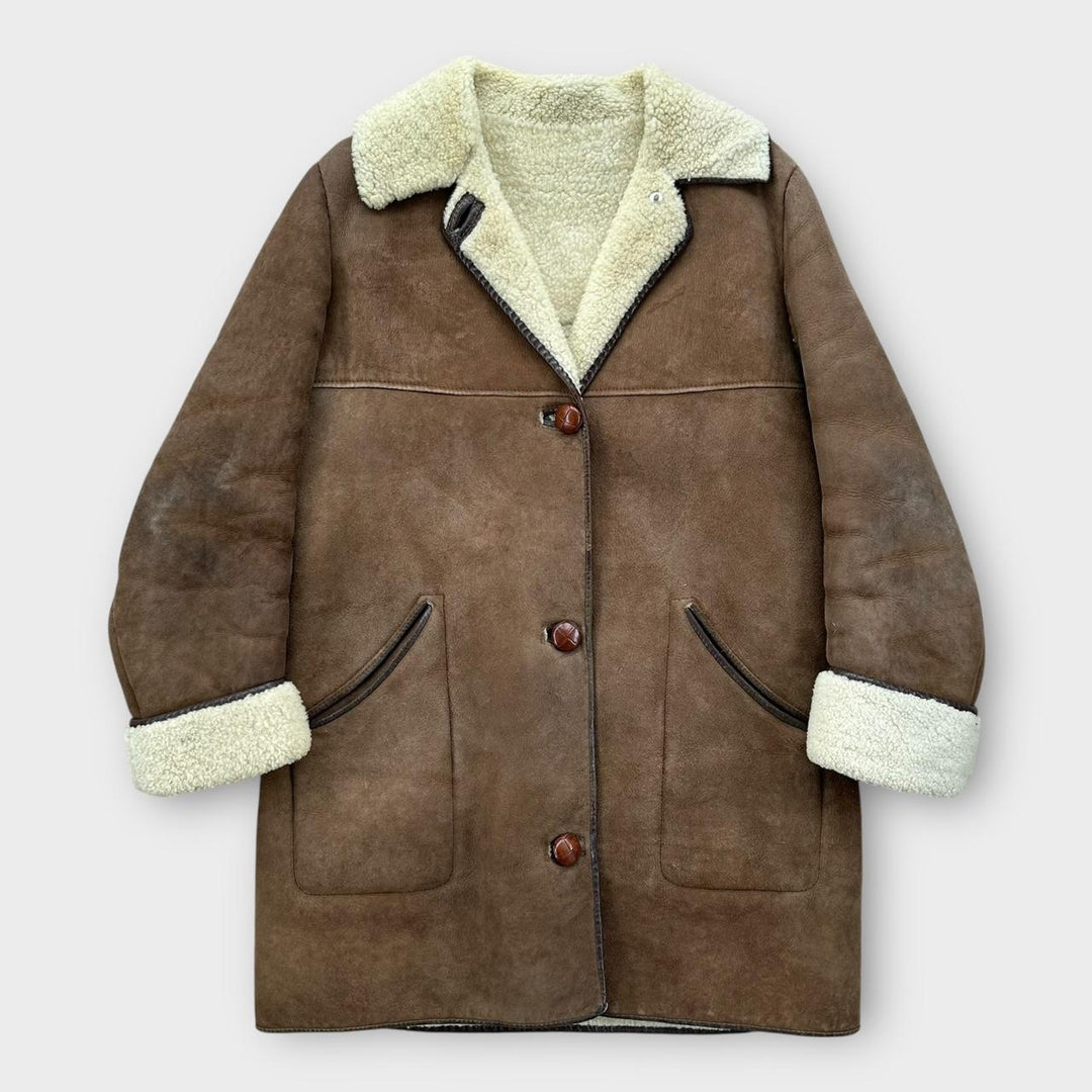 Vintage Sheepskin jacket - medium
