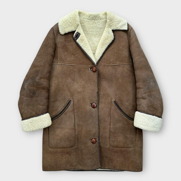 Vintage Sheepskin jacket - medium