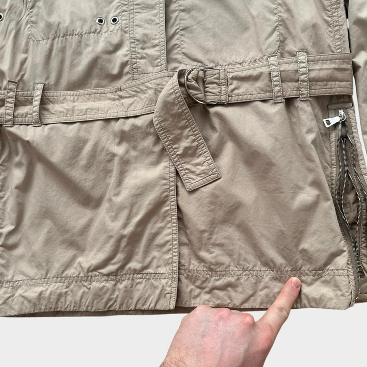 Prada sport technical trench coat - women’s medium size 44 (check