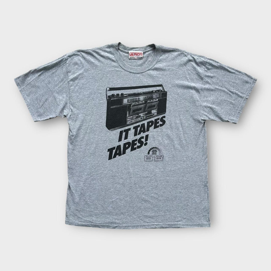 DJ tape graphic tee - XL