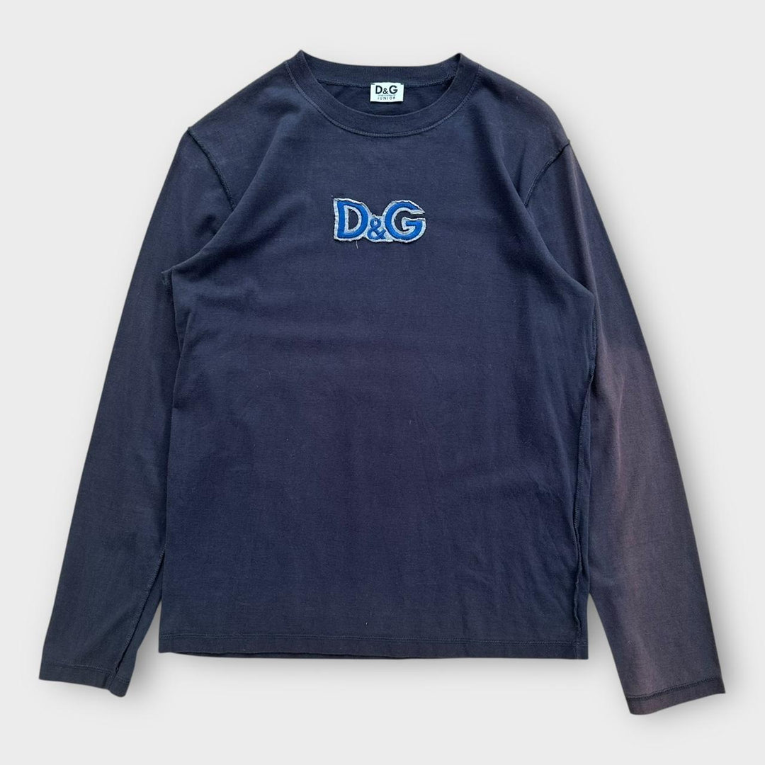 D&G spell out longsleeve tee - junior XL (women’s large)