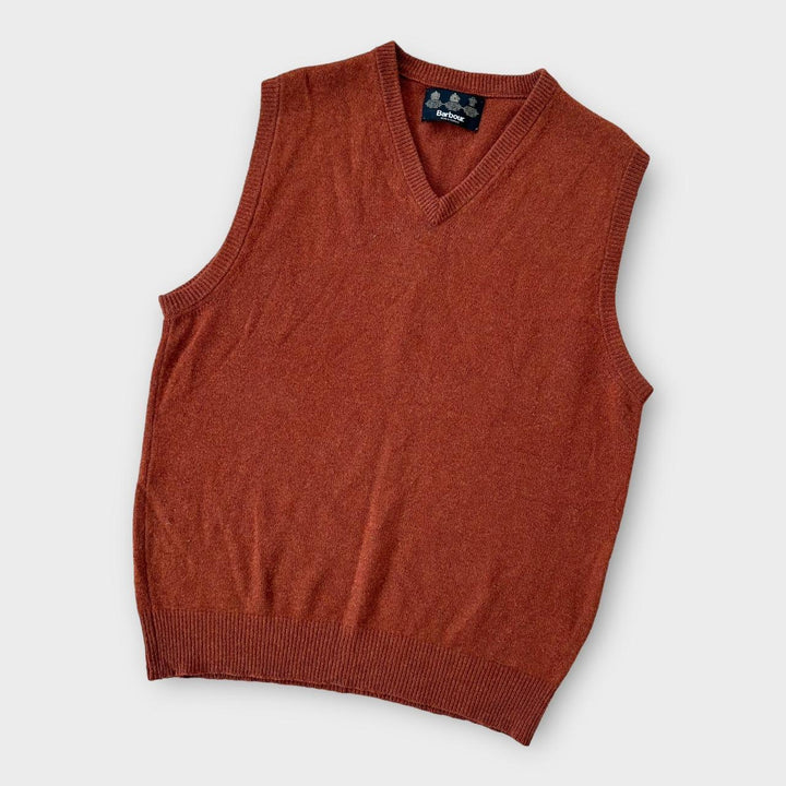 Barbour knit wool vest - XL