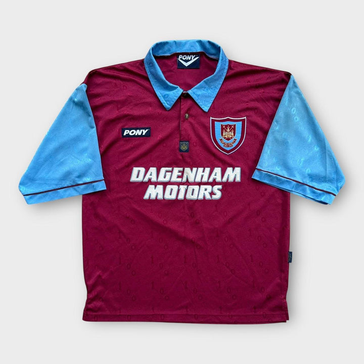 Vintage West Ham football shirt - large (baggy)