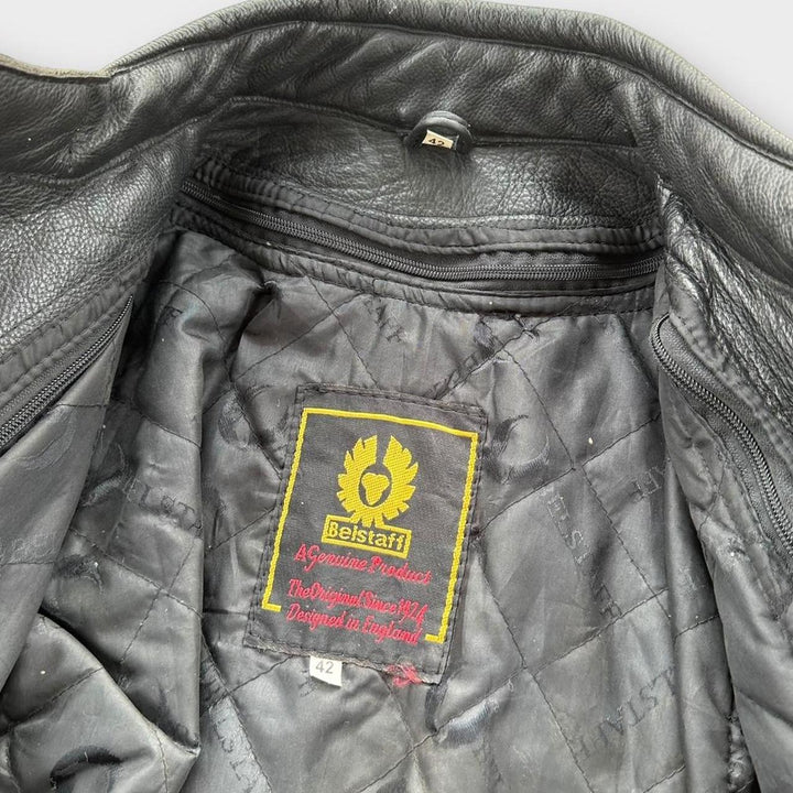 Belstaff leather biker jacket - small (check measurements)