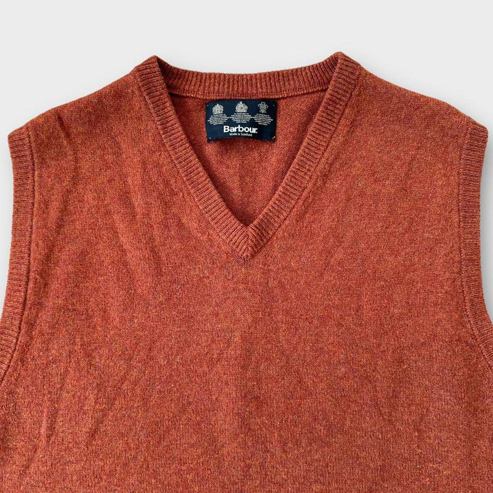 Barbour knit wool vest - XL