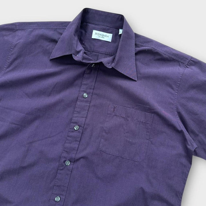 Vintage YSL short sleeve shirt - large