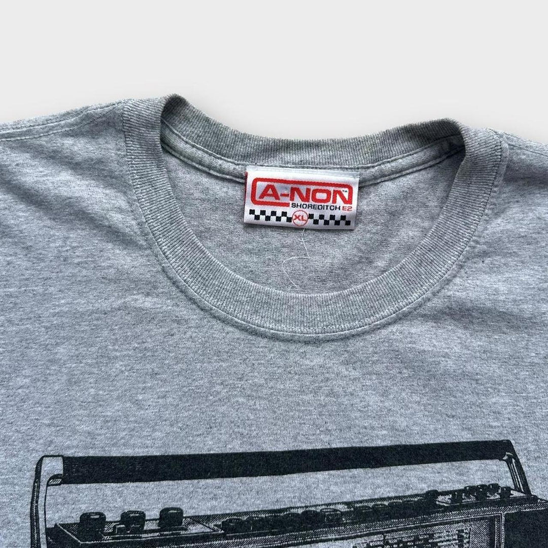 DJ tape graphic tee - XL