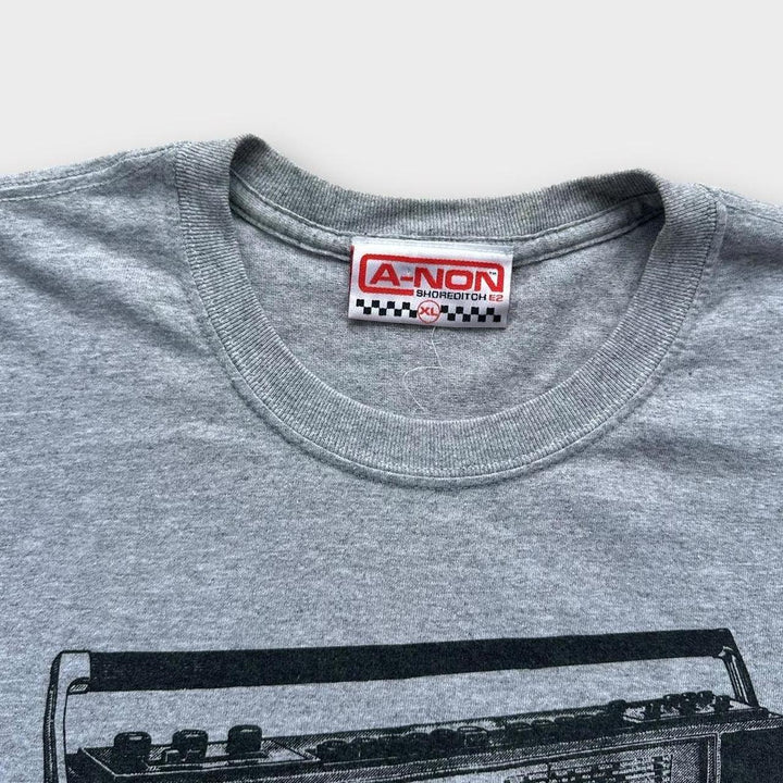 DJ tape graphic tee - XL