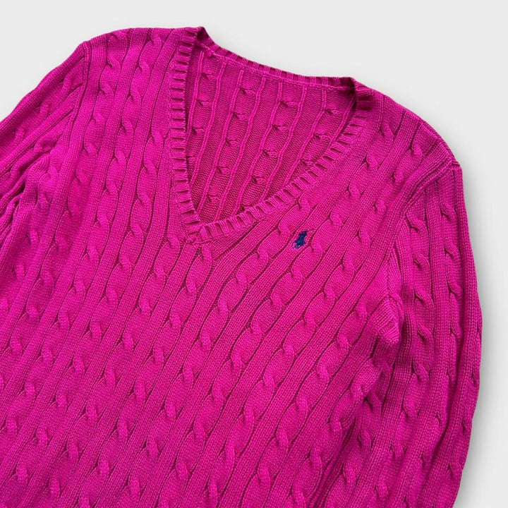 Ralph Lauren cable knit jumper - medium