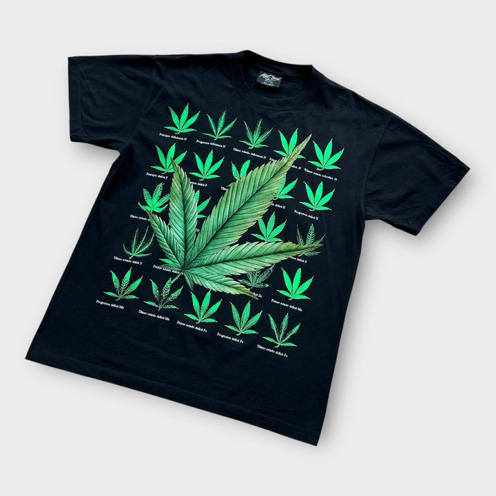Weed graphic tee - large