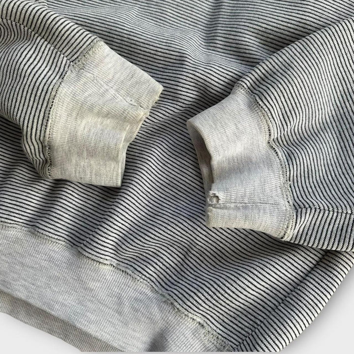 Adidas striped sweatshirt - large