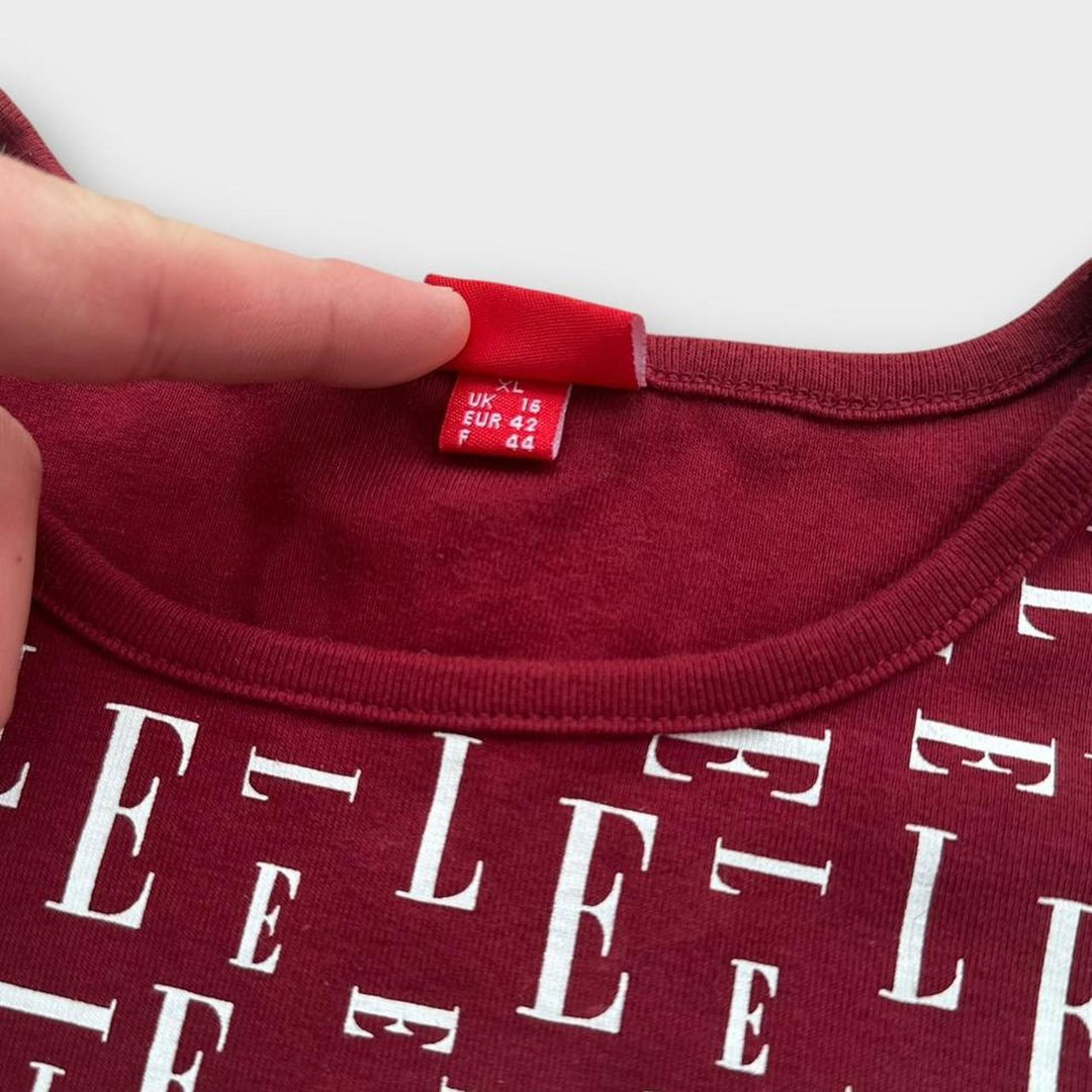 Y2K vintage Elle top - women’s XL