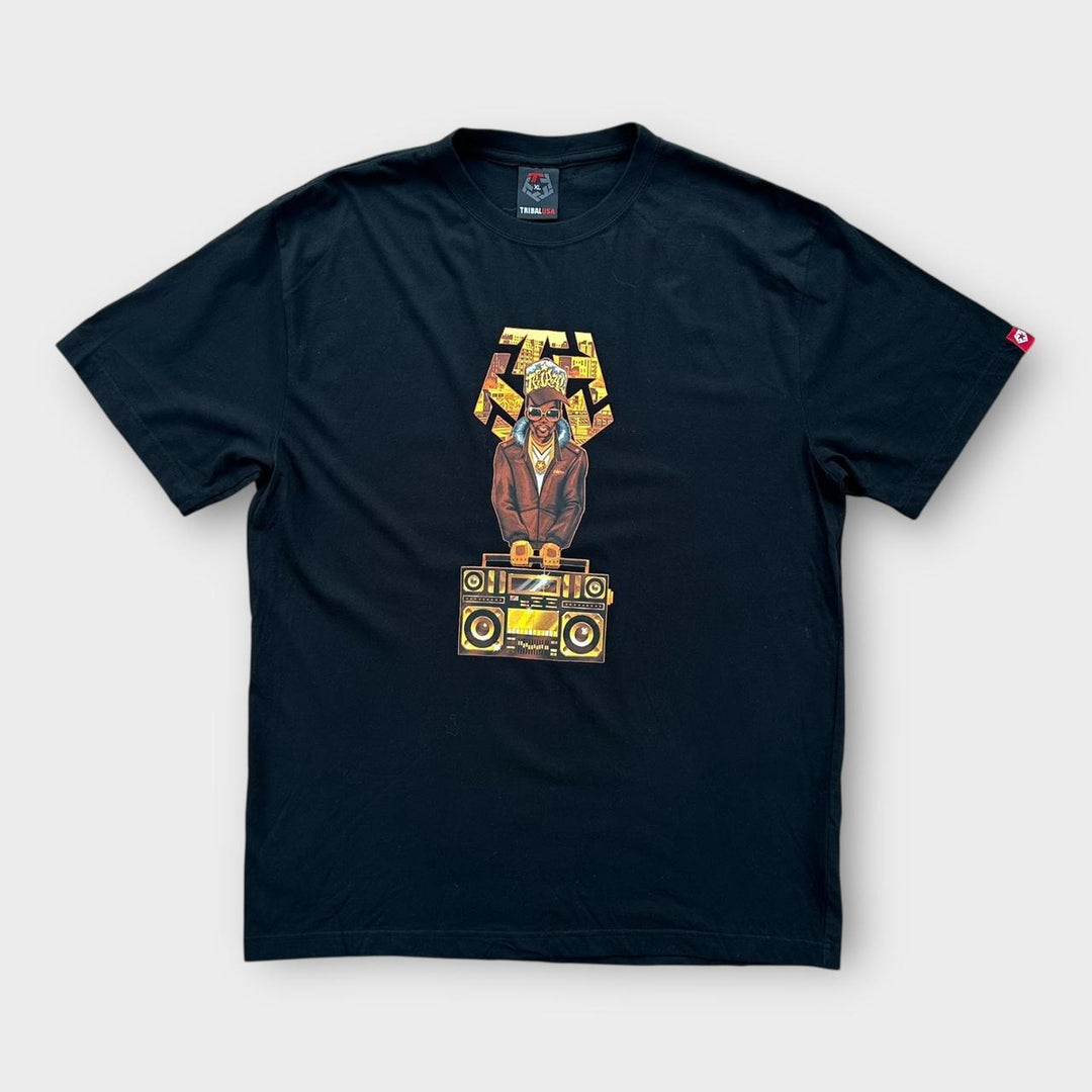 Y2K hip-hop Tribal graphic tee - XL