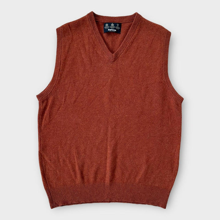Barbour knit wool vest - XL