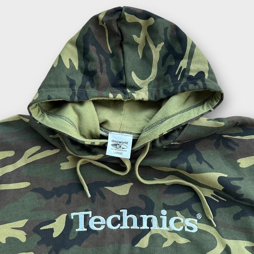 Vintage Technics DJ hoodie - large