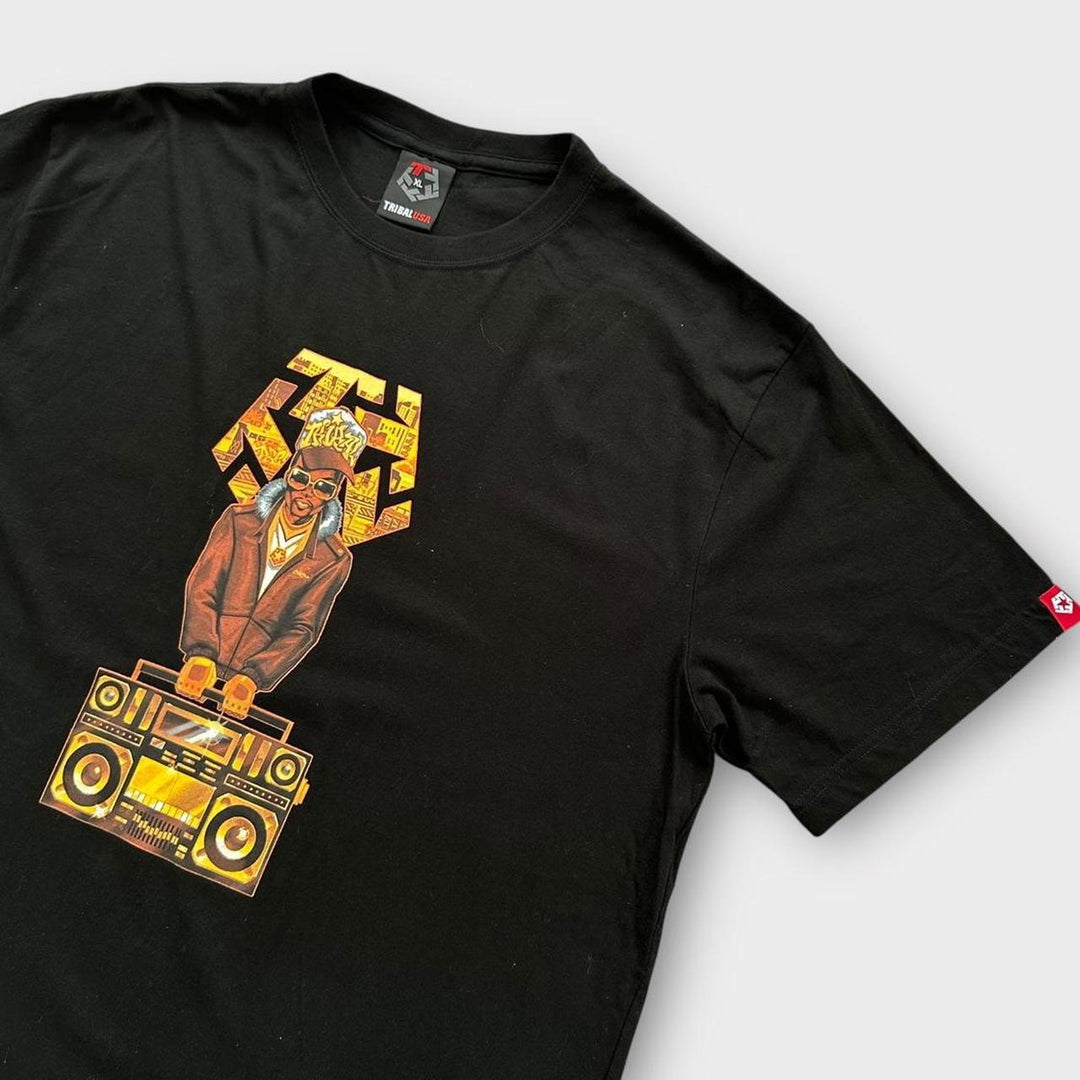 Y2K hip-hop Tribal graphic tee - XL