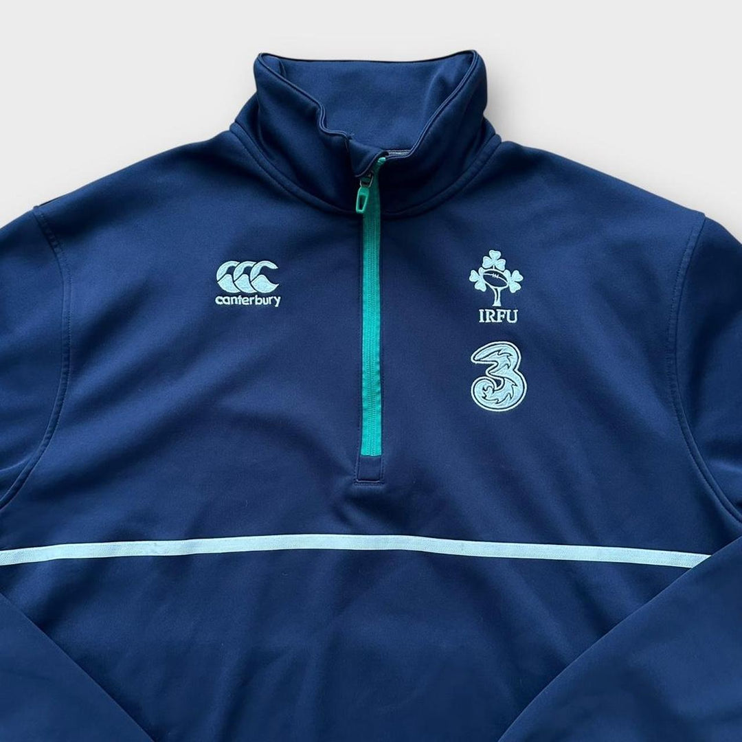 Ireland rugby quarter zip jumper in- XL