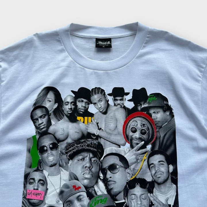 Y2K Hip-hop graphic tee - XL