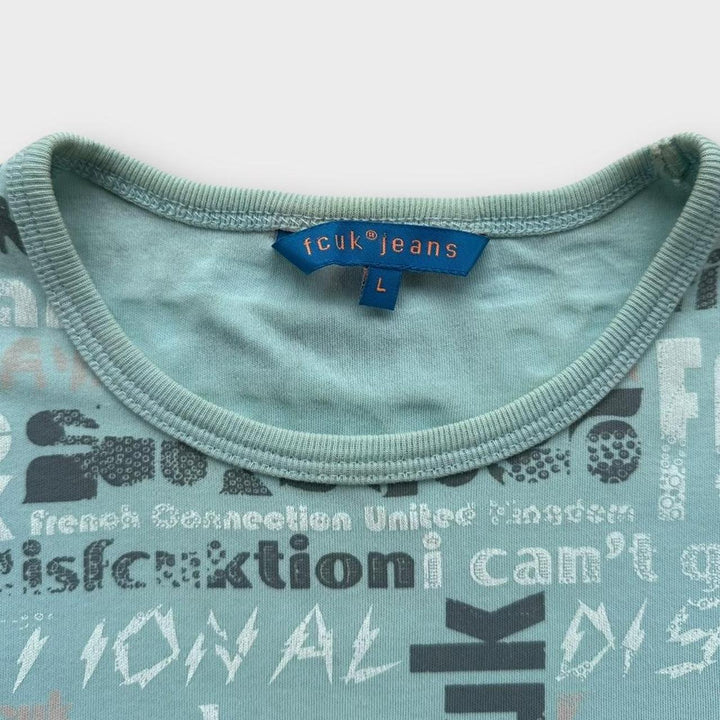 Vintage Y2K FCUK tee - women’s large