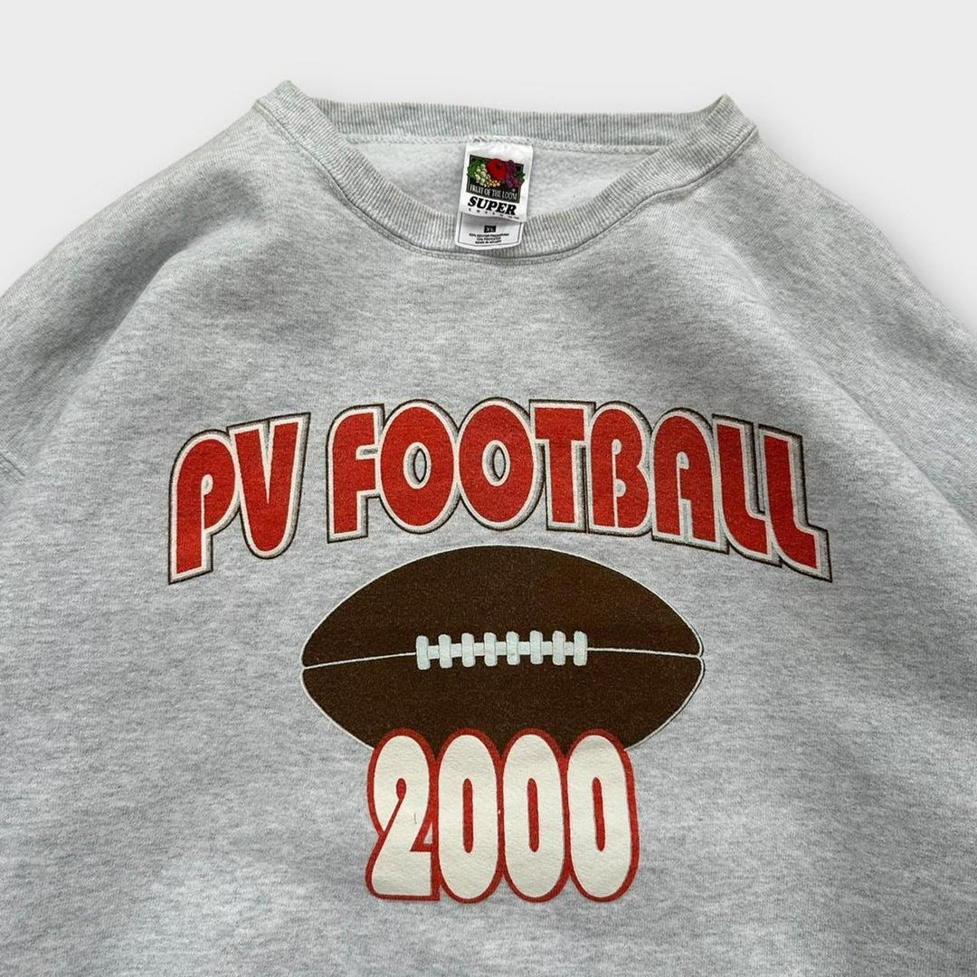 Vintage American football graphic sweatshirt - XL
