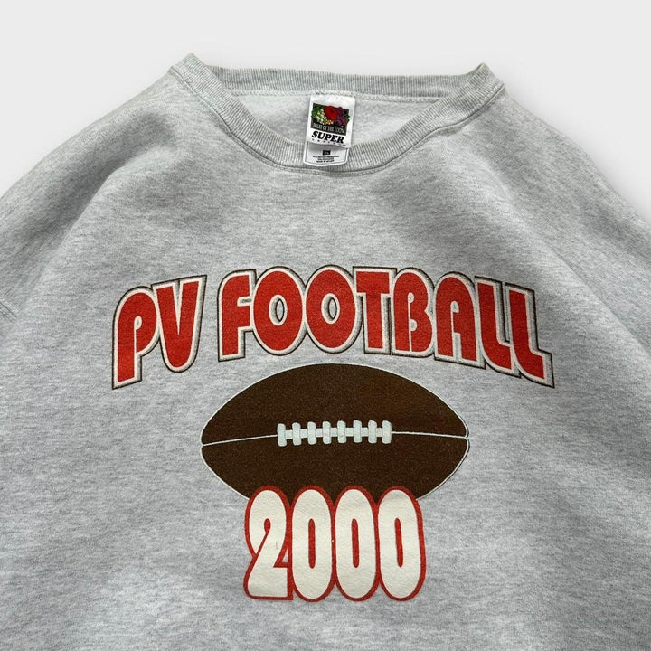Vintage American football graphic sweatshirt - XL