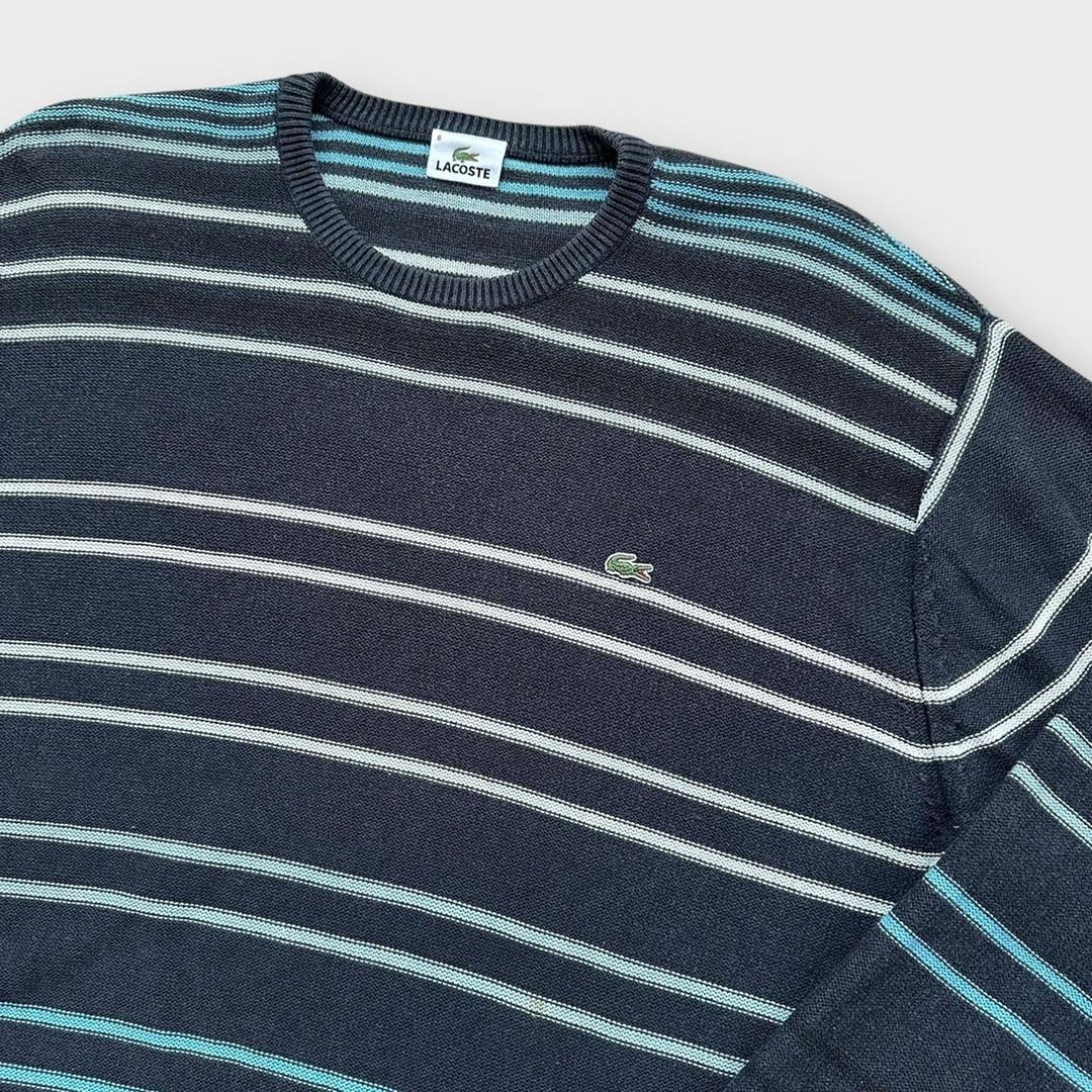 Lacoste striped knit jumper - XXL