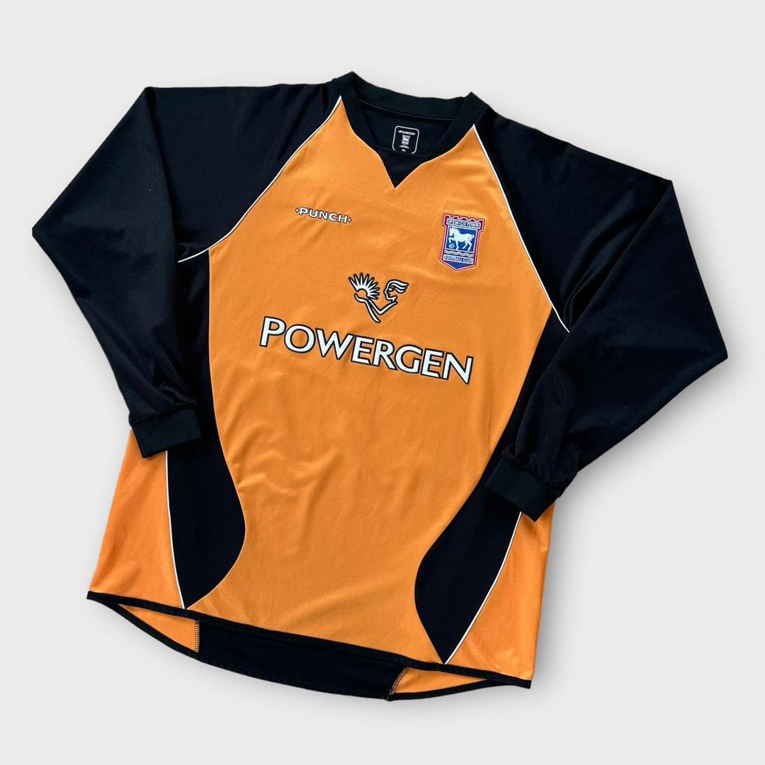 Ipswich town football shirt 2003/04 goal keeper top - XL